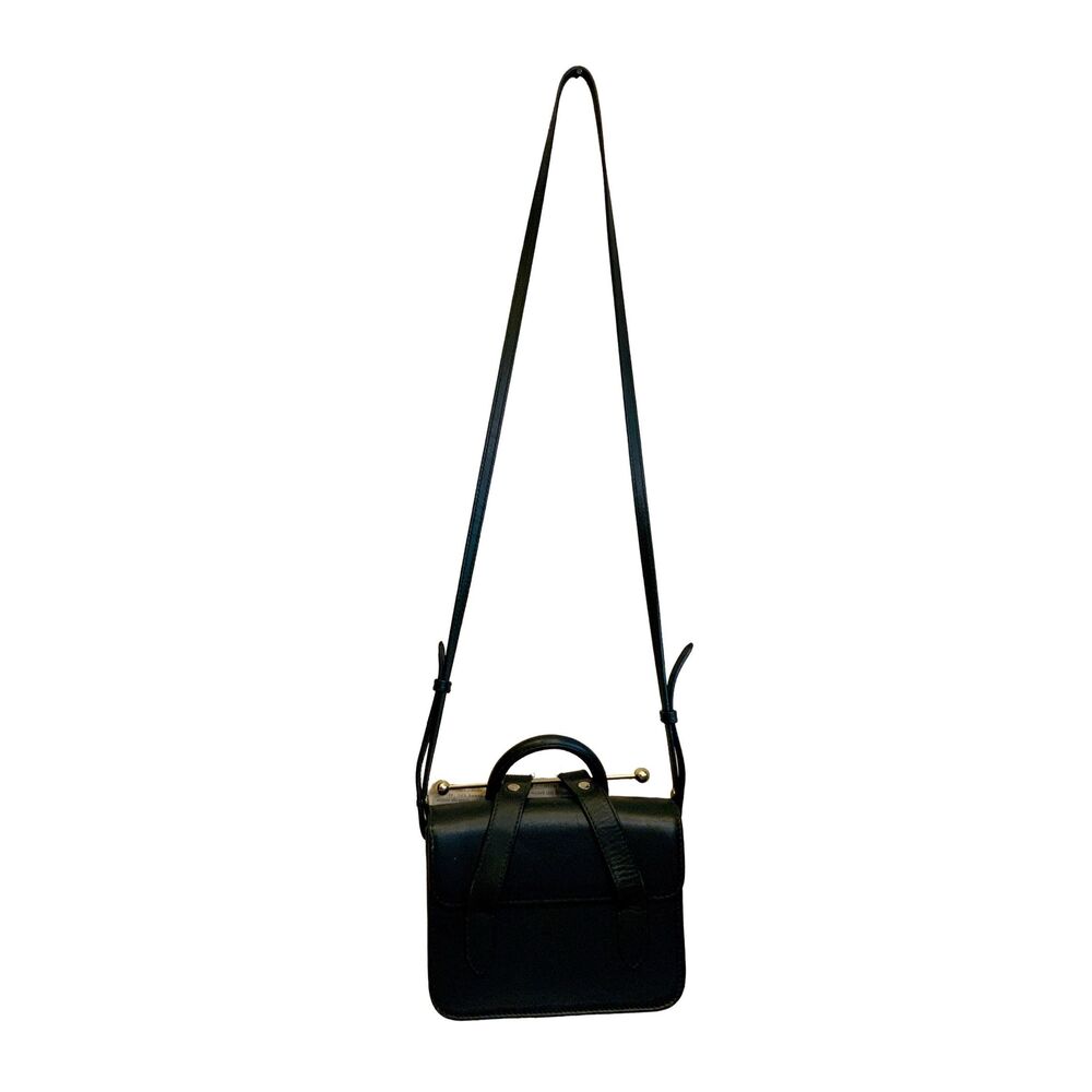 Strathberry Nano Tote - Black leather mini bag crossbody - Picture 10 of 15
